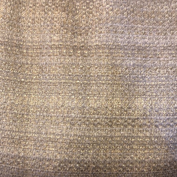 ANN TAYLOR PETITES TWEED SILVER&GOLD  PENCIL-SKIRT SZ 8P. LINED.GREAT CONDITION - Picture 5 of 7